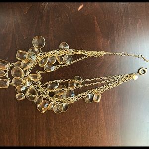 EUC J. Crew Multi Crystal Necklace One Size